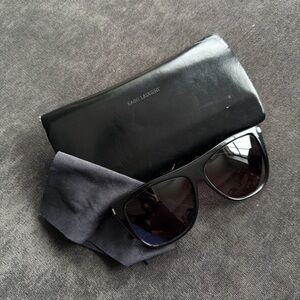 SAINT LAURENT - Acetate SL1 Sunglasses, Black